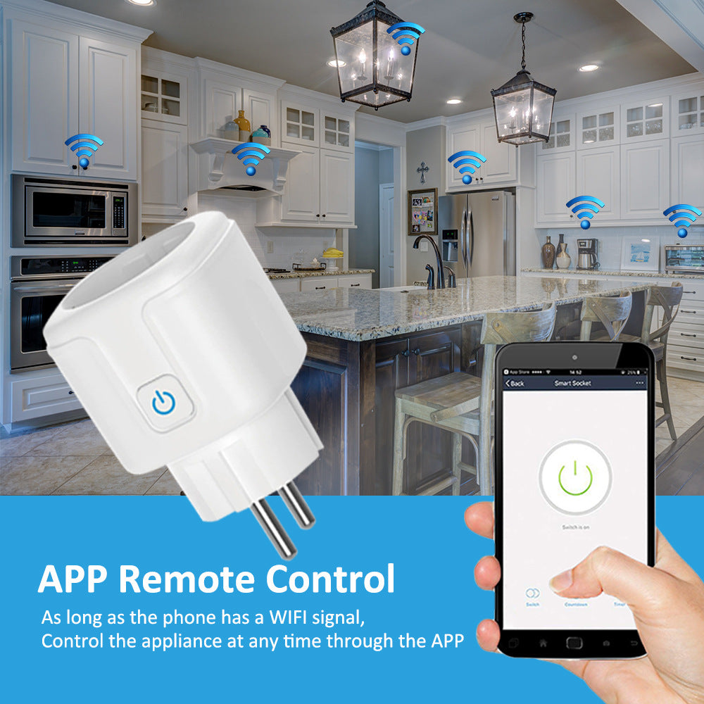 16A Wi-Fi Smart Plug with Energy Monitoring