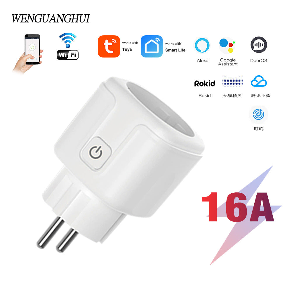 16A Wi-Fi Smart Plug with Energy Monitoring