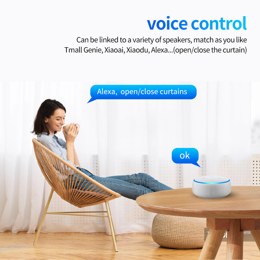 Smart Curtain Robot for Rod & Track Curtains