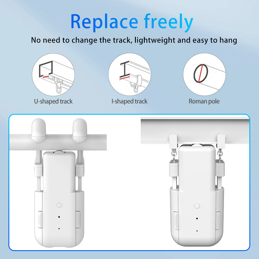 Smart Curtain Robot for Rod & Track Curtains